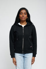 Hoodie zippé French Terry Femme